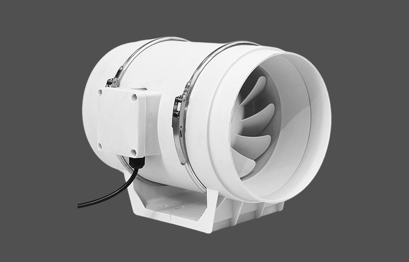 AZ-Series Industrial Diagonal Flow Pressurized Inline Fan