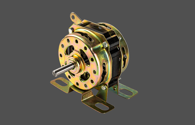TY-107 Gold-Tone Exposed-Winding Base-Bracket Utility Motor