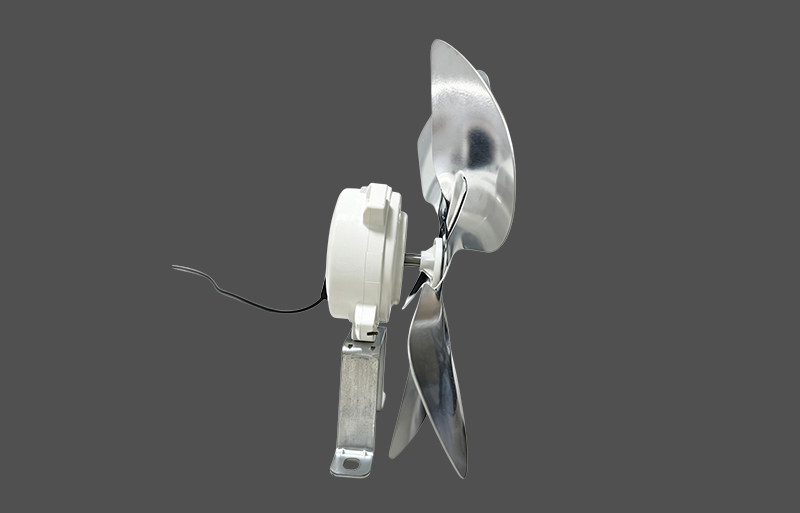 Motor-and-Blade Ready-to-Fit White Cooling Fan Motor